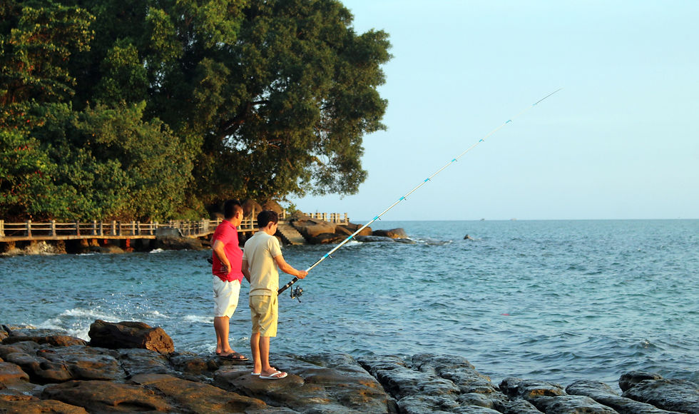 Abords de l’hôtel Independance à Sihanoukville
