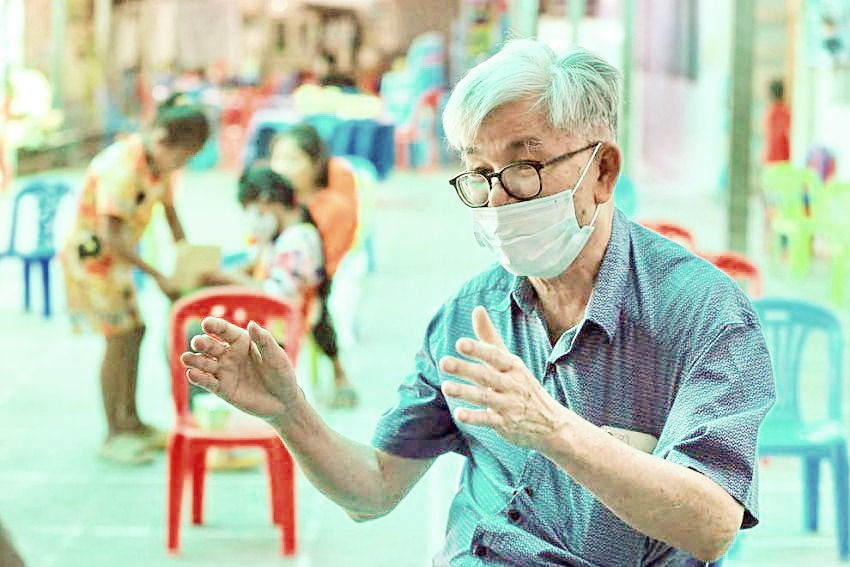 Ngov Chhiv Le fondateur et directeur de Children's Kitchen, Ngov Chhiv, lors d'un entretien avec The Post. Hean Rangsey