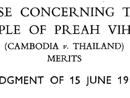 On 15 June 1962, the International Court of Justice (ICJ) delivered a landmark decision in the dispute between the Kingdom of Cambodia and the Kingdom of Thailand concerning the territorial sovereignty of the Temple of Preah Vihear. This judgment, the result of a thorough analysis of historical, geographical and legal factors, marks a major milestone in bilateral relations and underscores the importance of international law in the peaceful resolution of border disputes.