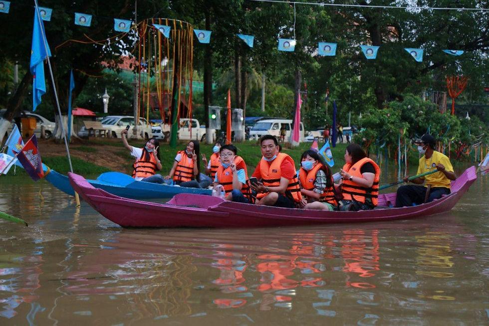 Animations sur la rivière Siem Reap