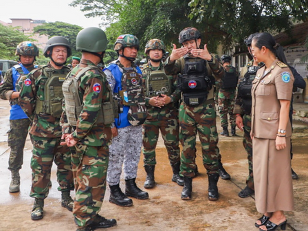Twenty months after the first ceasefire, Thai forces are demolishing houses, digging bunkers and drilling wells on land Cambodia claims. Phnom Penh answers with protest notes and legal proceedings. On 15 September, a United Nations conciliation commission opens its work in Singapore.