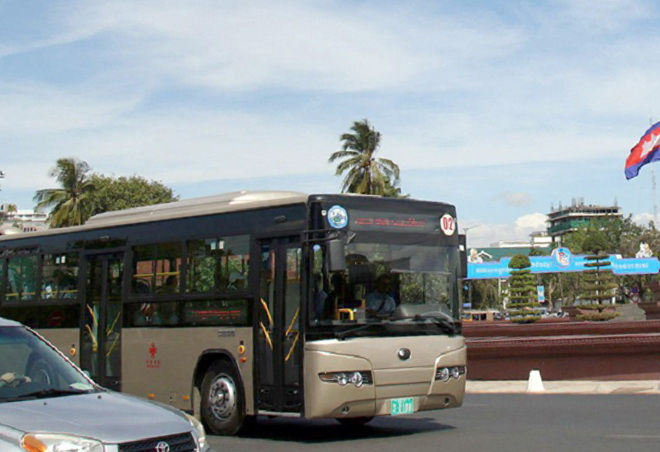 Transports : Cinq lignes de bus supplémentaires dans Phnom Penh