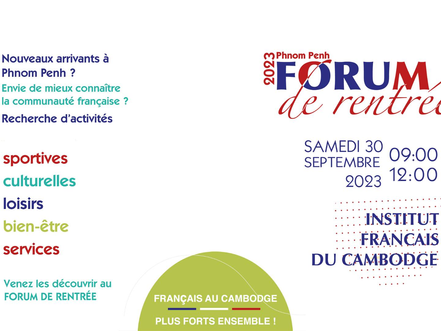 Phnom Penh & Communauté : Seconde édition du Forum de Rentrée