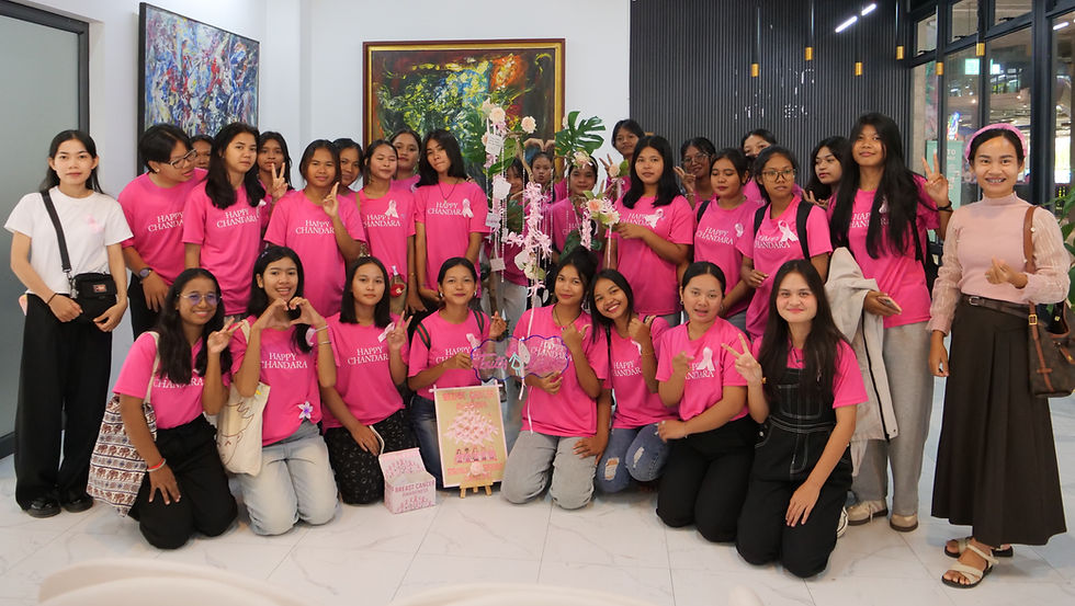 Cancer du sein au Cambodge : prévention, dépistage et art solidaire