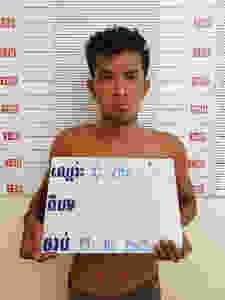 Le meurtrier, Chhom Puoy, 24 ans, un fermier du village a été arrêté et incarcéré