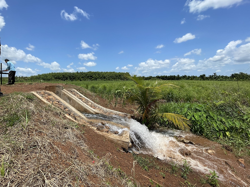 Une partie du canal financé par la BAD