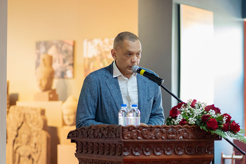 It was on Monday, February 23, that the groundbreaking ceremony took place for the Living Village Angkor, an ambitious project that will host the Immersive Angkor initiative, supported by Confluences, within its space.