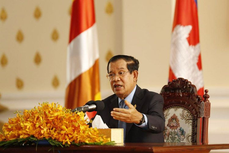 le Premier ministre Hun Sen
