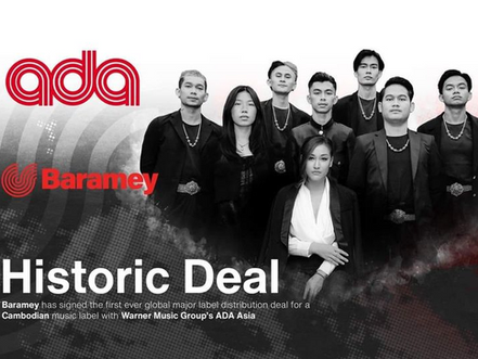 Warner Music Group s'allie à Baramey Production pour promouvoir la musique cambodgienne