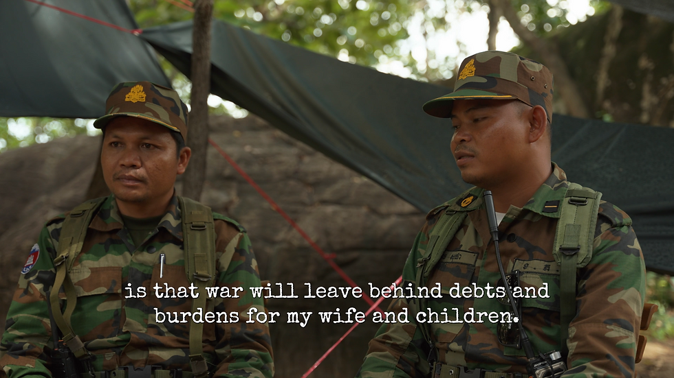 Two Khmer Soldiers Testify from the Front Line