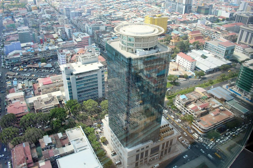 Tour Vattanac : Phnom Penh en hauteur...