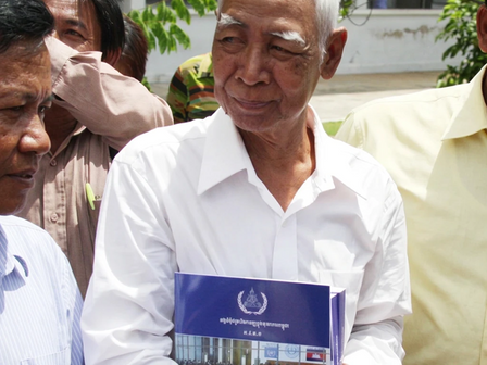 Until 11 October, Bophana Center in Phnom Penh shows the canvases of S-21 survivor Vann Nath, alongside archive recordings of the painter discussing his own work
