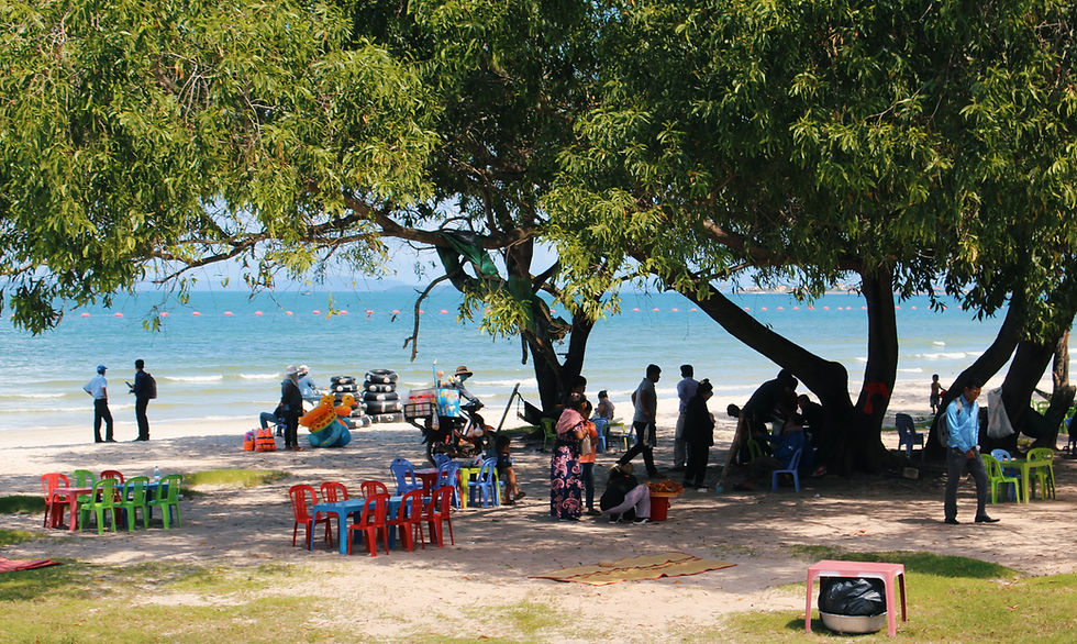 Sihanoukville demeure la destination privilégiée des touristes locaux