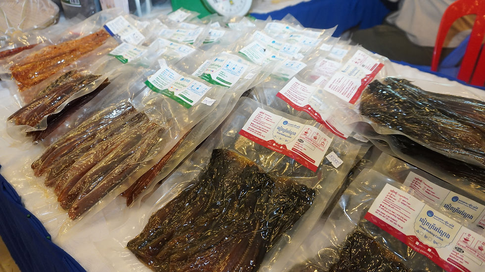 Produits dérivés de la pêche au Cambodge