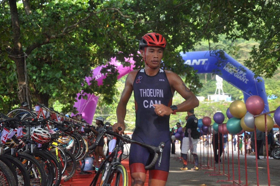 Le championnat national de triathlon la semaine prochaine à Kep