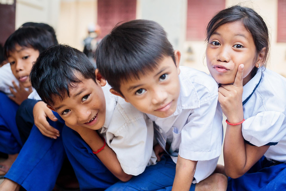 Enfants de PSE. Photographie fournie