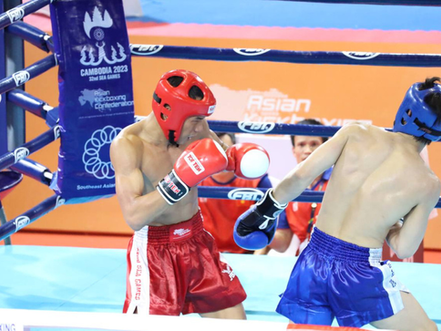 SEA Games 2023 : Le Cambodge remporte deux médailles d'or en kickboxing
