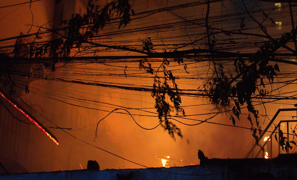 Incendie à Phsar Dem Skov. M.Grao