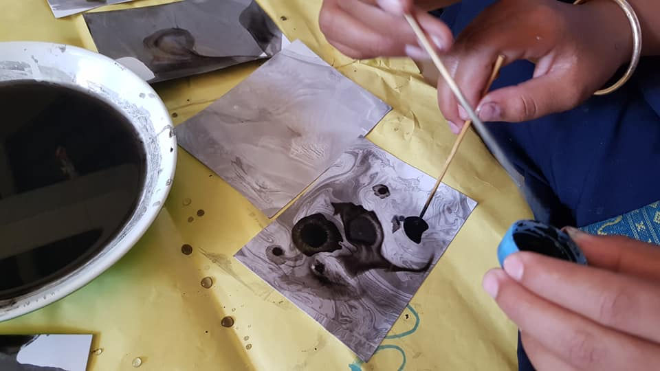 Travail avec les enfants de Koh Kong