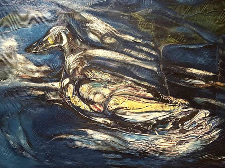 From 29 August to 30 September, the gallery at Rosewood Phnom Penh is showing "Roots of the Village", an exhibition of paintings and ceramics by Dina Chhan devoted to rural life in Cambodia.