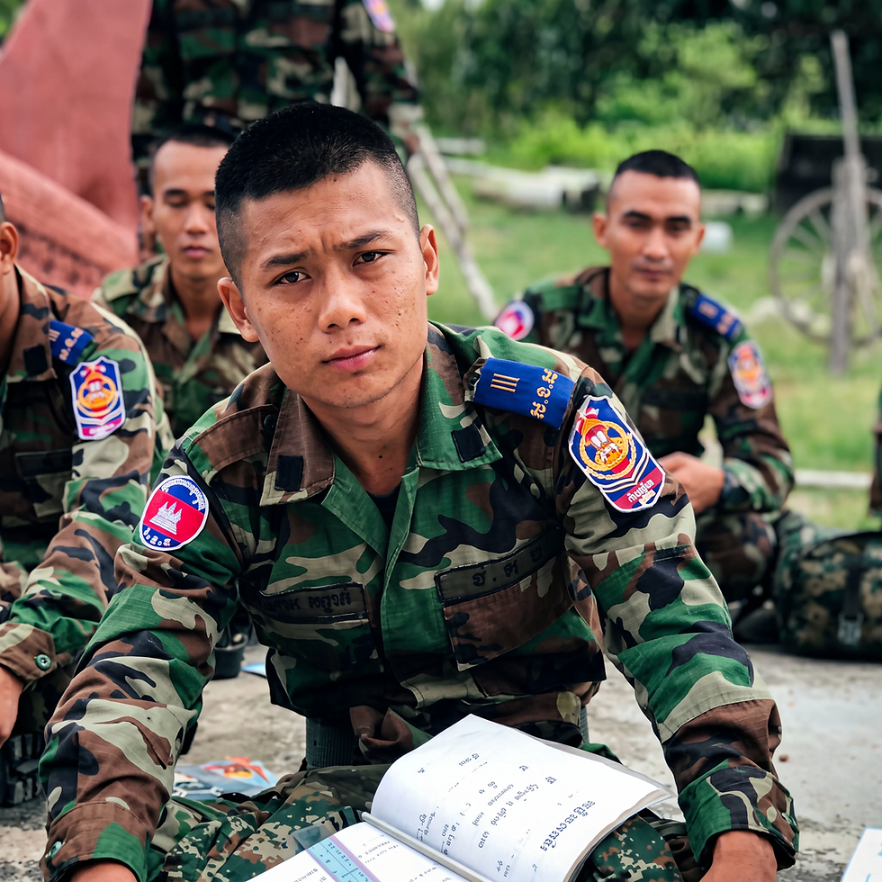 Le 23 décembre 2025, le premier lieutenant Ngiem Kungkeat, 28 ans, est mort au combat dans le village de Chouk Chey, commune d'O'Bei Choan, district d'O'Chrov, province de Banteay Meanchey.