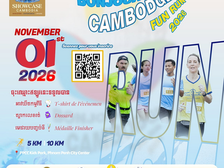 Bonjour Cambodge Fun Run 2026 à Phnom Penh | 1er novembre