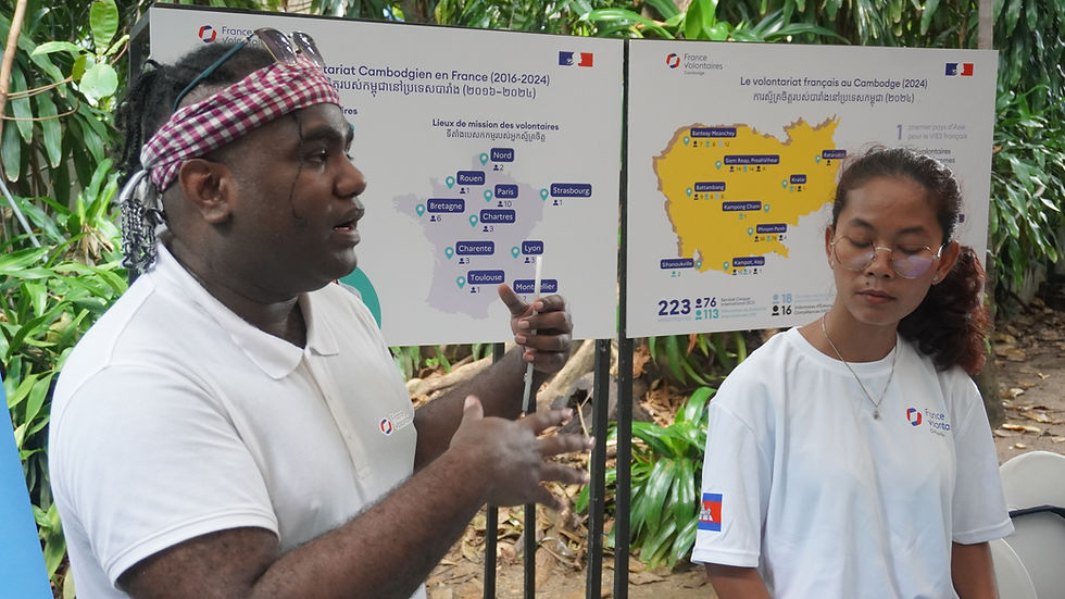 Lors de la Journée France Volontaires