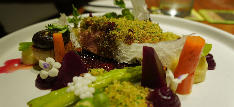 ...avec une cuisine délicieuse et sophistiquée