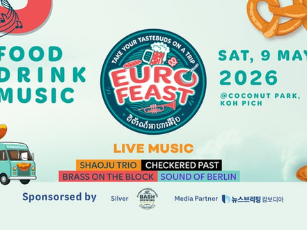 Préparez-vous à une immersion totale dans l'univers culinaire et musical de l'Europe ! Le festival EuroFeast Cambodia promet une journée inoubliable le samedi 9 mai prochain au Coconut Park, à Koh Pich. 