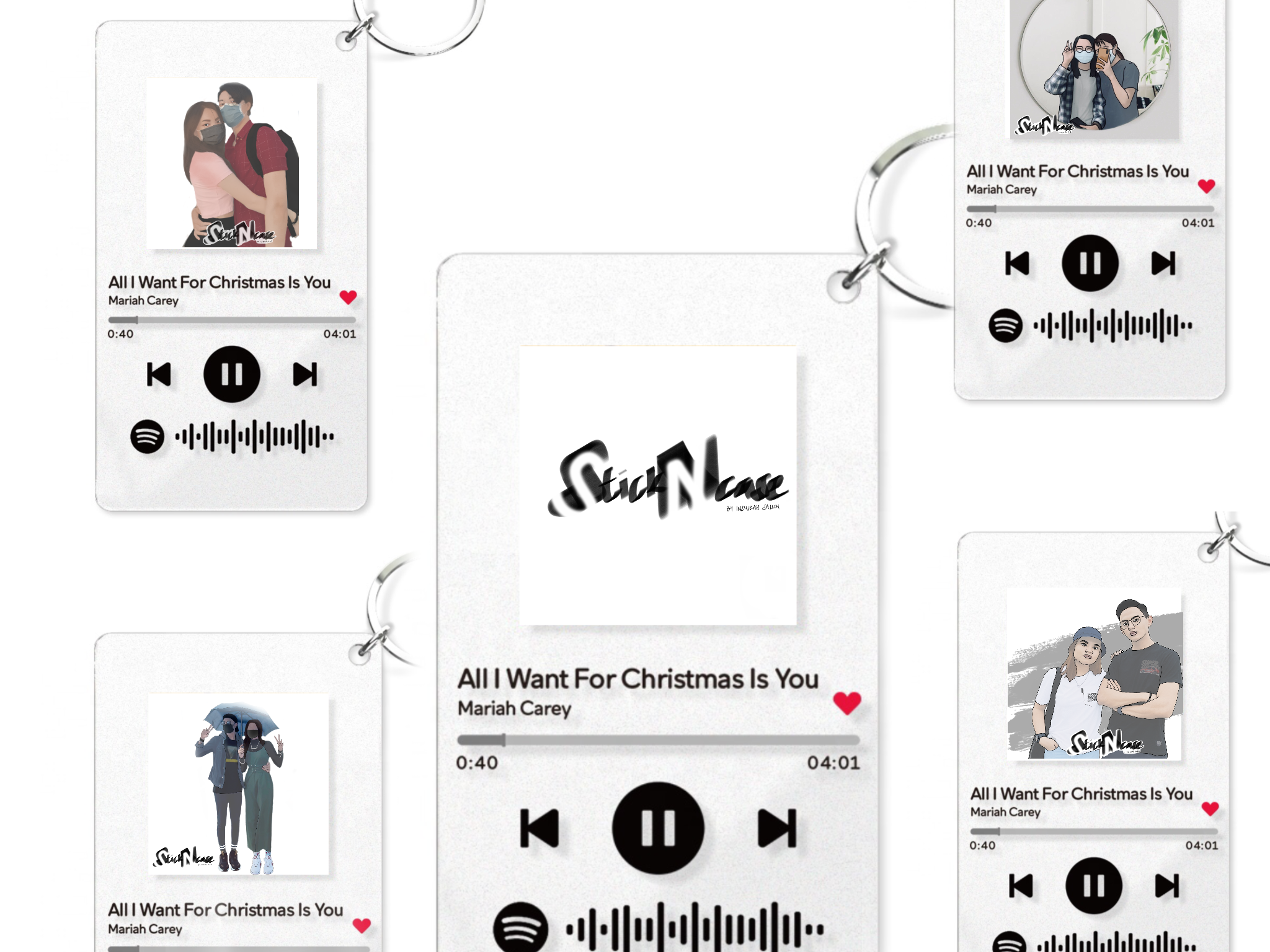 Just a Spotify Keychain