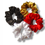 Thumbnail: Pop Of Scrunchies - Premium Silk Satin Scrunchies- (Secret Romance)- Medium