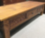 Carved Teak coffee table