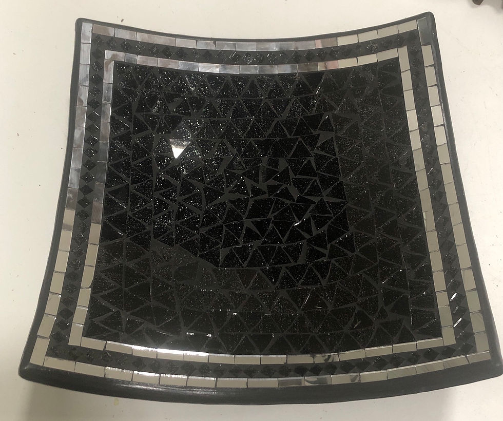 Thumbnail: glass and terracotta plate