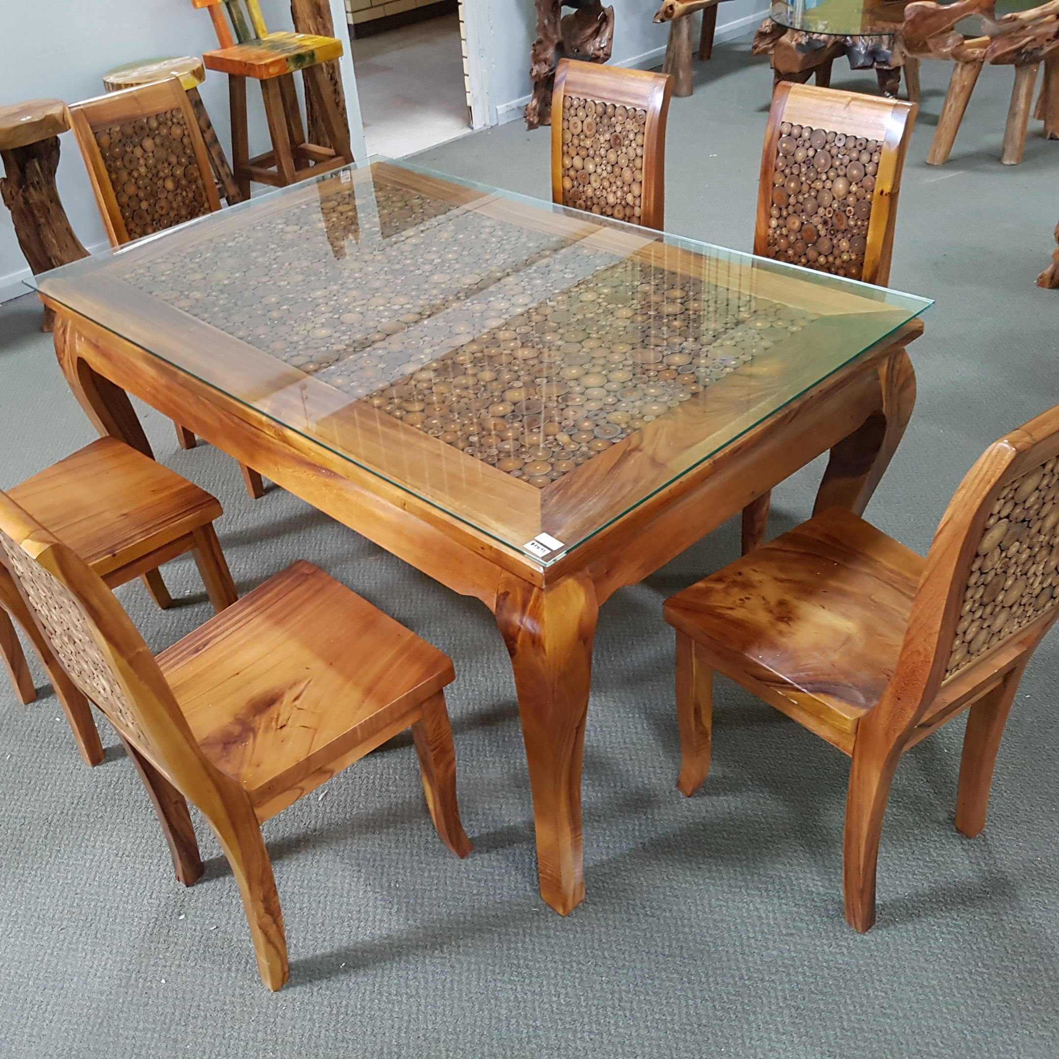 TEAK DINING TABLE