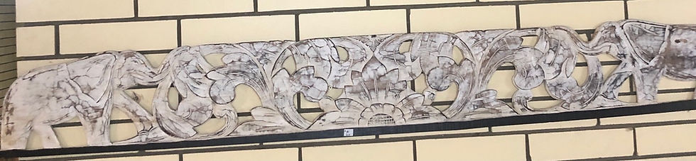 walking elephant wall hanging