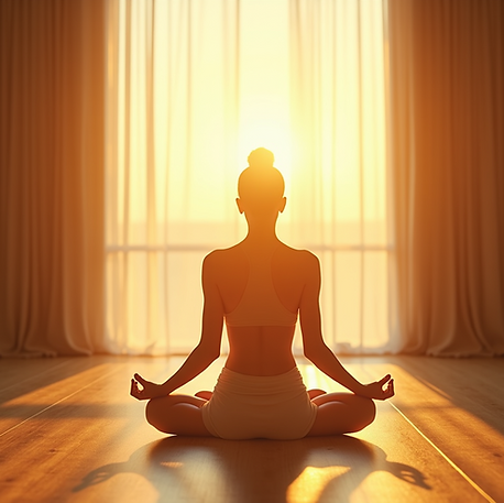 Serene-scene-of-a-person-meditating-in-a-sunlit-room-with-warm-colors-for-healing-process.