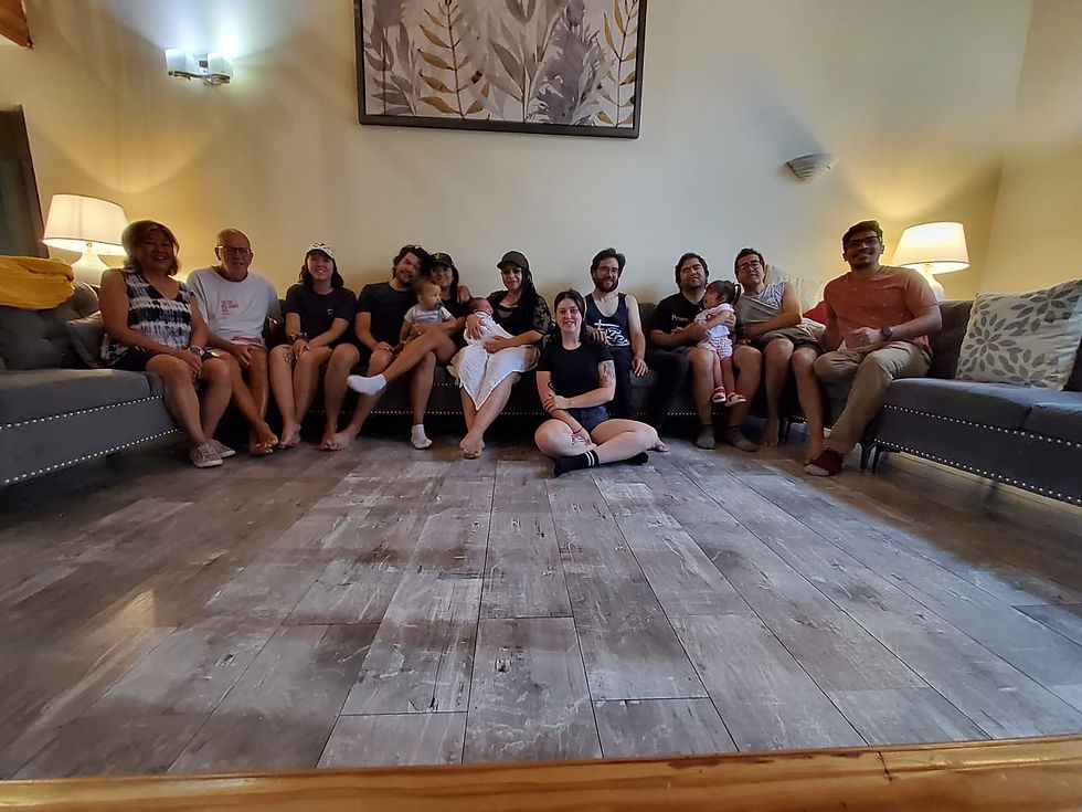 Photo of the whole gang during a recent vacation in the Blue Mountains