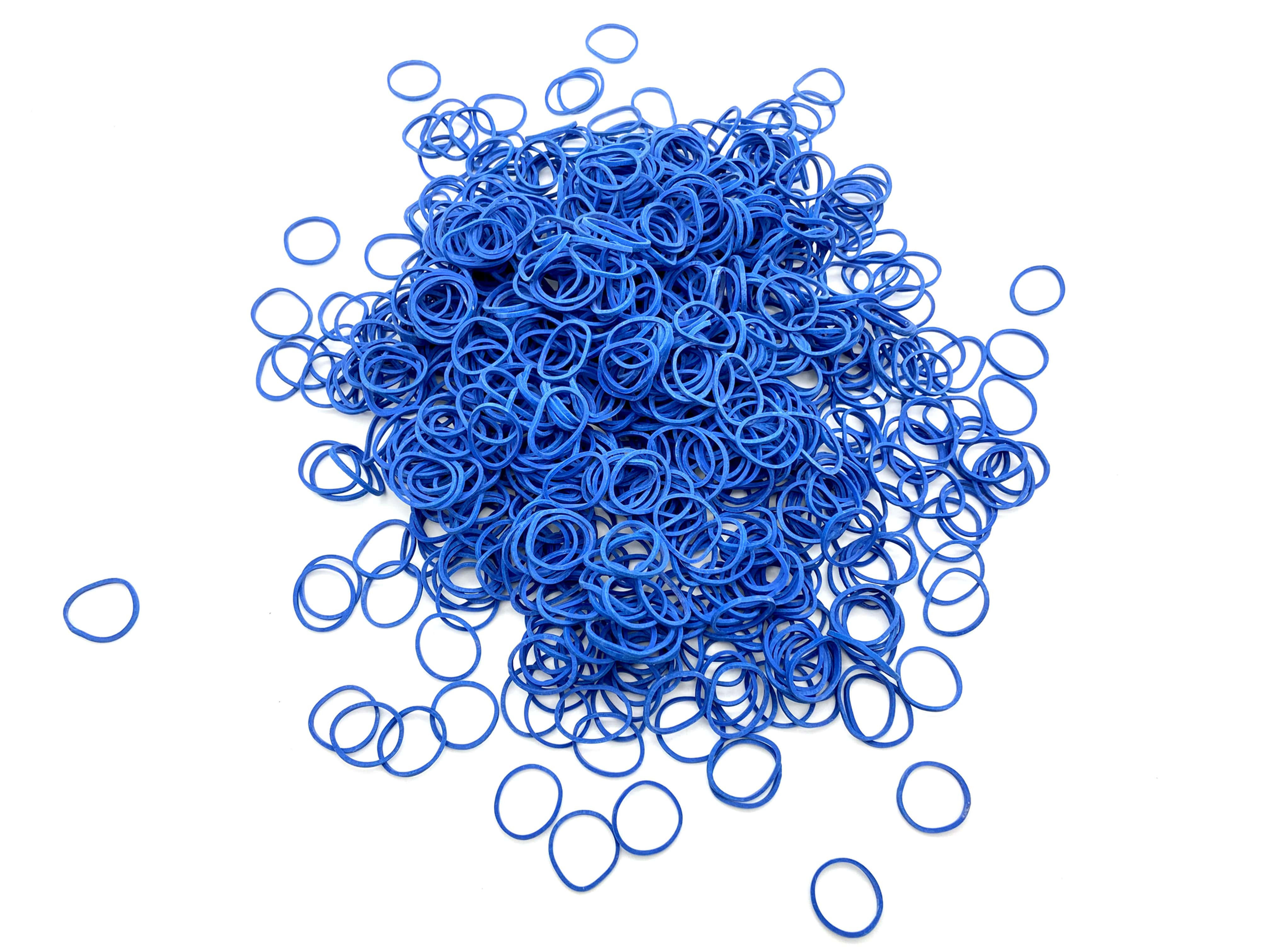 Rubber bands - 30(Ø20)mm x 1.7mm - Blue - 1kg bag