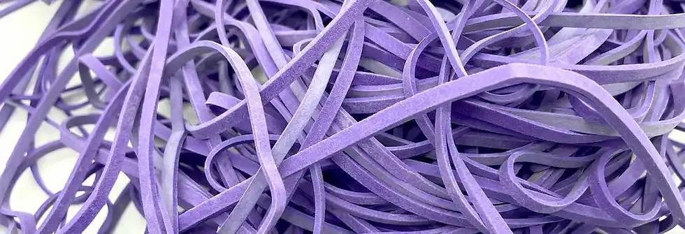 goma elástica morada