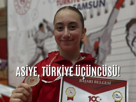 ASİYE, TÜRKİYE ÜÇÜNCÜSÜ 🇹🇷🥉