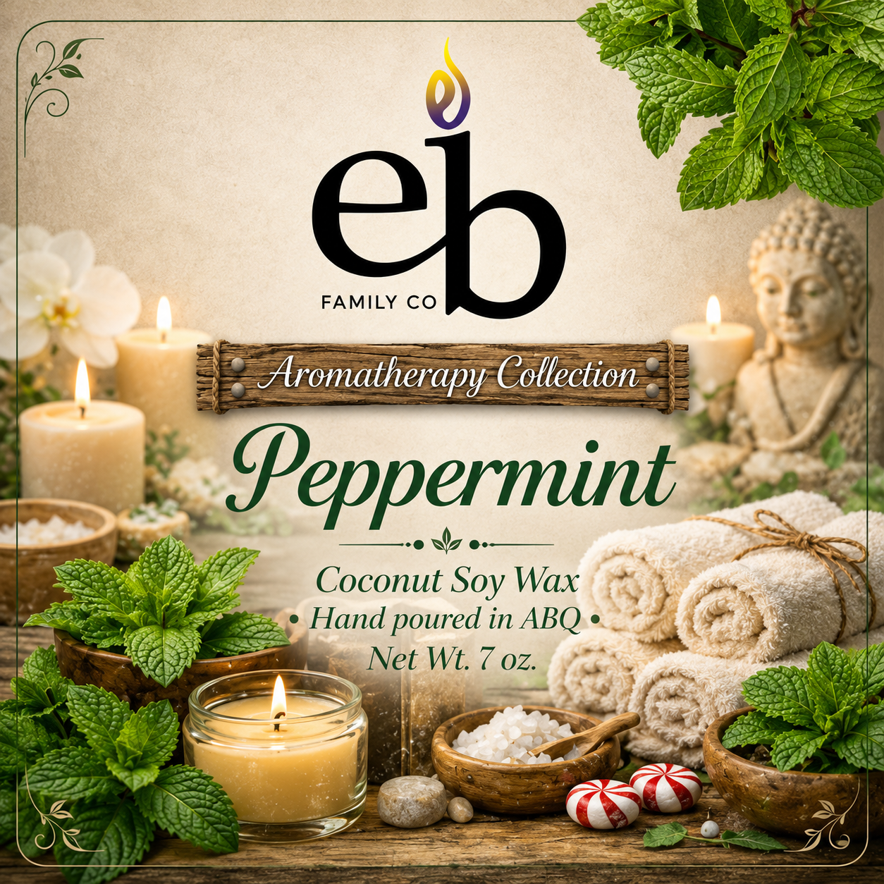 (EO) Peppermint Candle