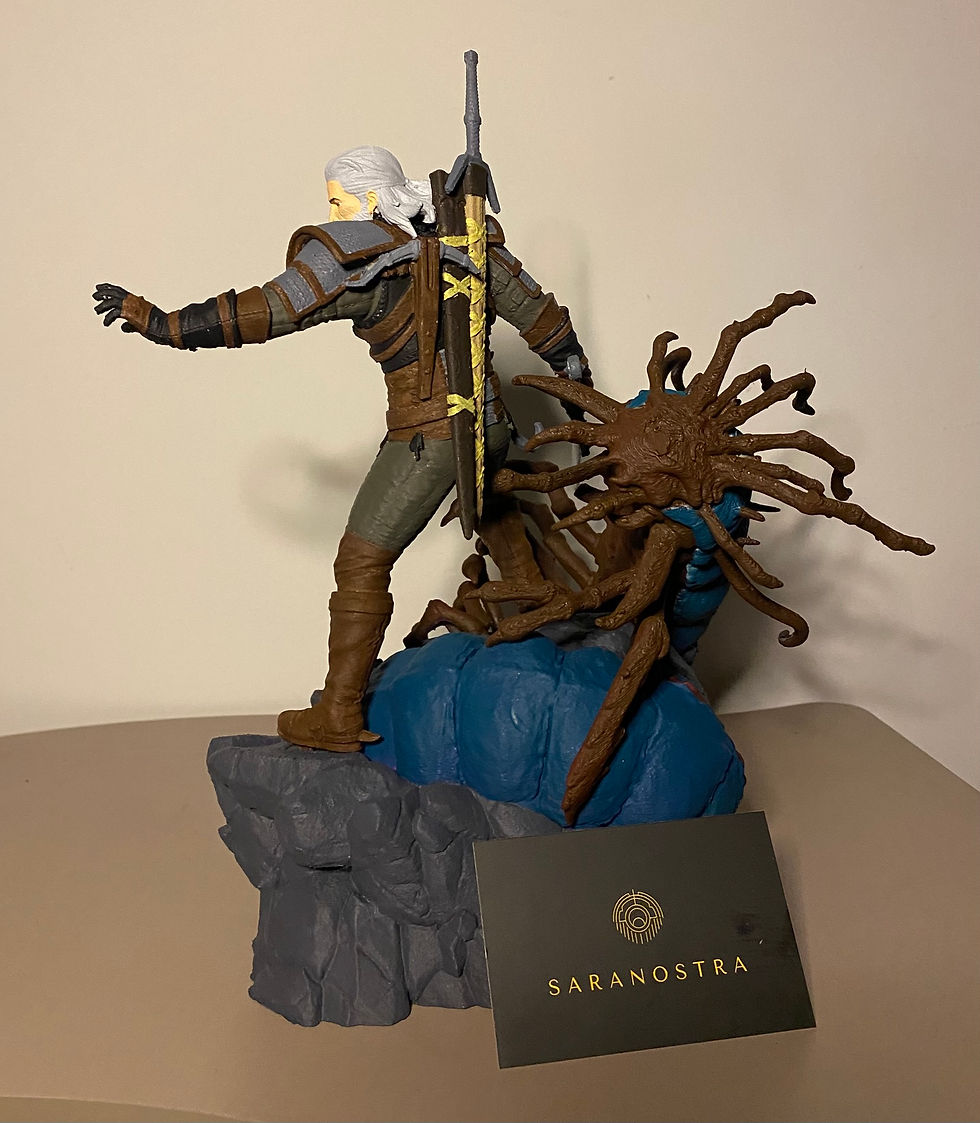 Küçük resim: he Witcher Grealt 3D Figür Geralt Of Rivia Üç Boyutlu Figür