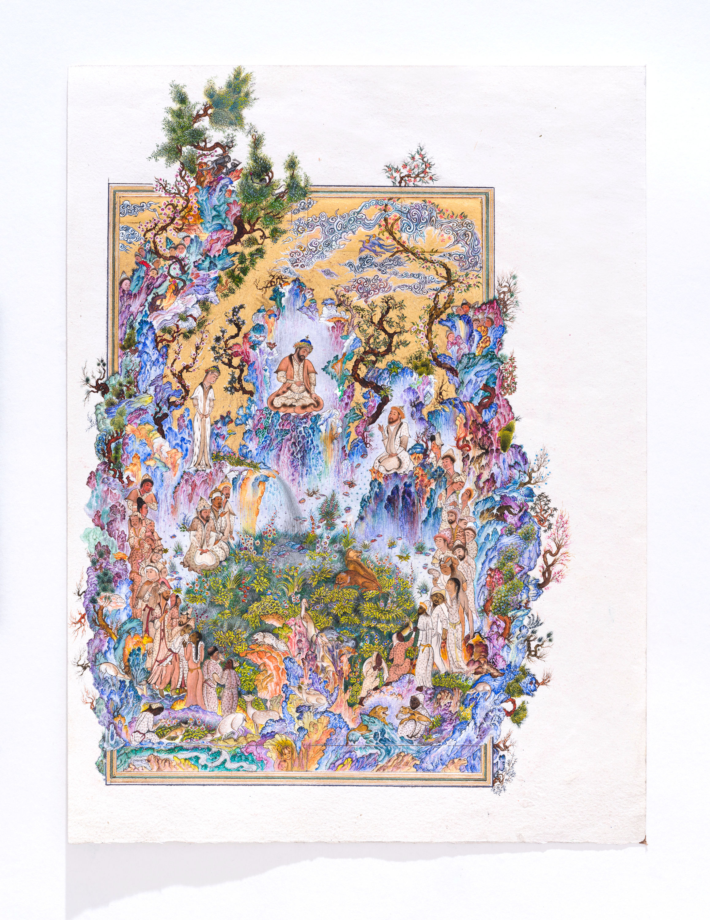 Fine Art Print: A Recreation of the Court of Gayumars