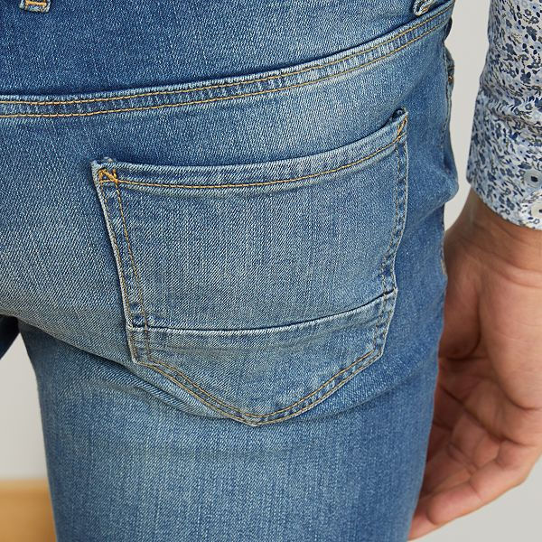 Miniature : Jean slim à abrasions L32 LIVRAISON GRATUITE 