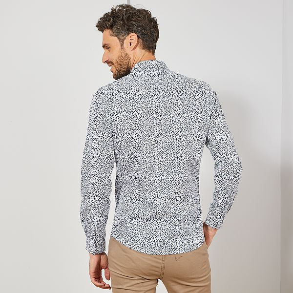 Miniature : Chemise slim en popeline LIVRAISON GRATUITE 