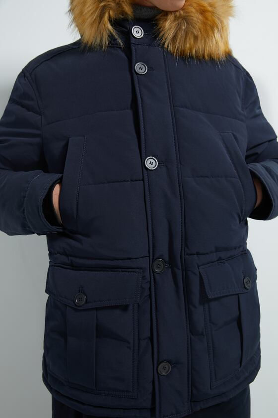 Miniature : TROIS-QUARTS MATELASSÉ À CAPUCHE LIVRAISON GRATUITE