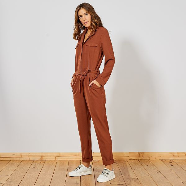 Miniature : Combinaison pantalon à col pyjama LIVRAISON GRATUITE 