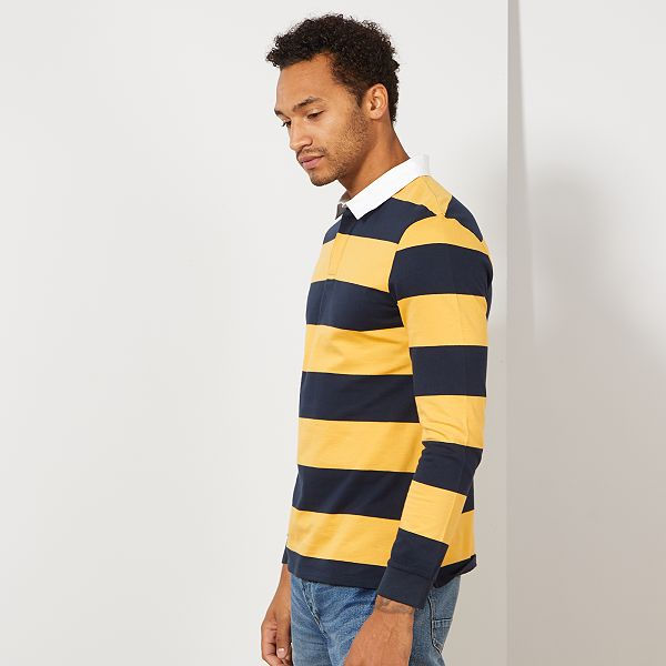 Miniature : Polo rayé esprit rugby LIVRAISON GRATUITE 