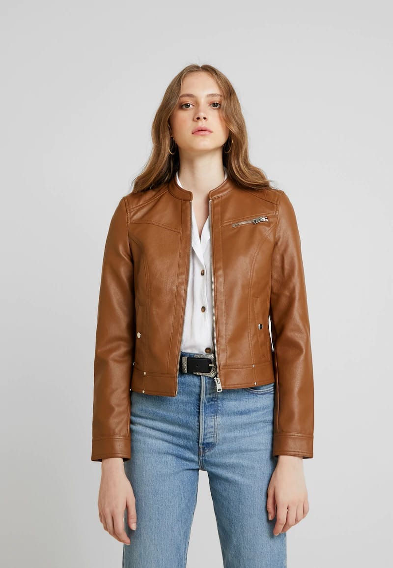 Miniature : VMSHEENA SHORT JACKET - Veste en similicuir LIVRAISON GRATUITE 