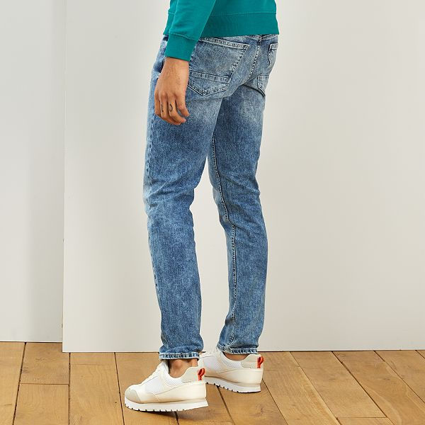 Miniature : Jean slim à abrasions LIVRAISON GRATUITE 